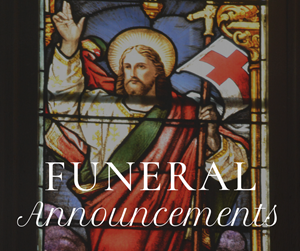 Funeral Announcements 